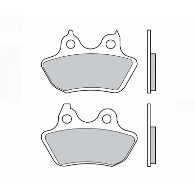 Plaquettes de frein BREMBO route métal fritté - 07HD18SP