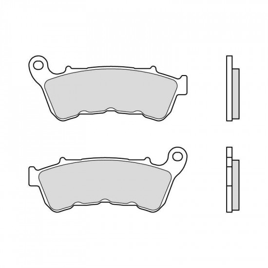 Plaquettes de frein BREMBO route métal fritté - 07HD22SA