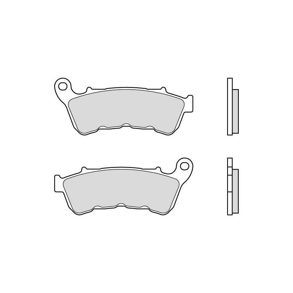 Plaquettes de frein BREMBO route métal fritté - 07HD22SA