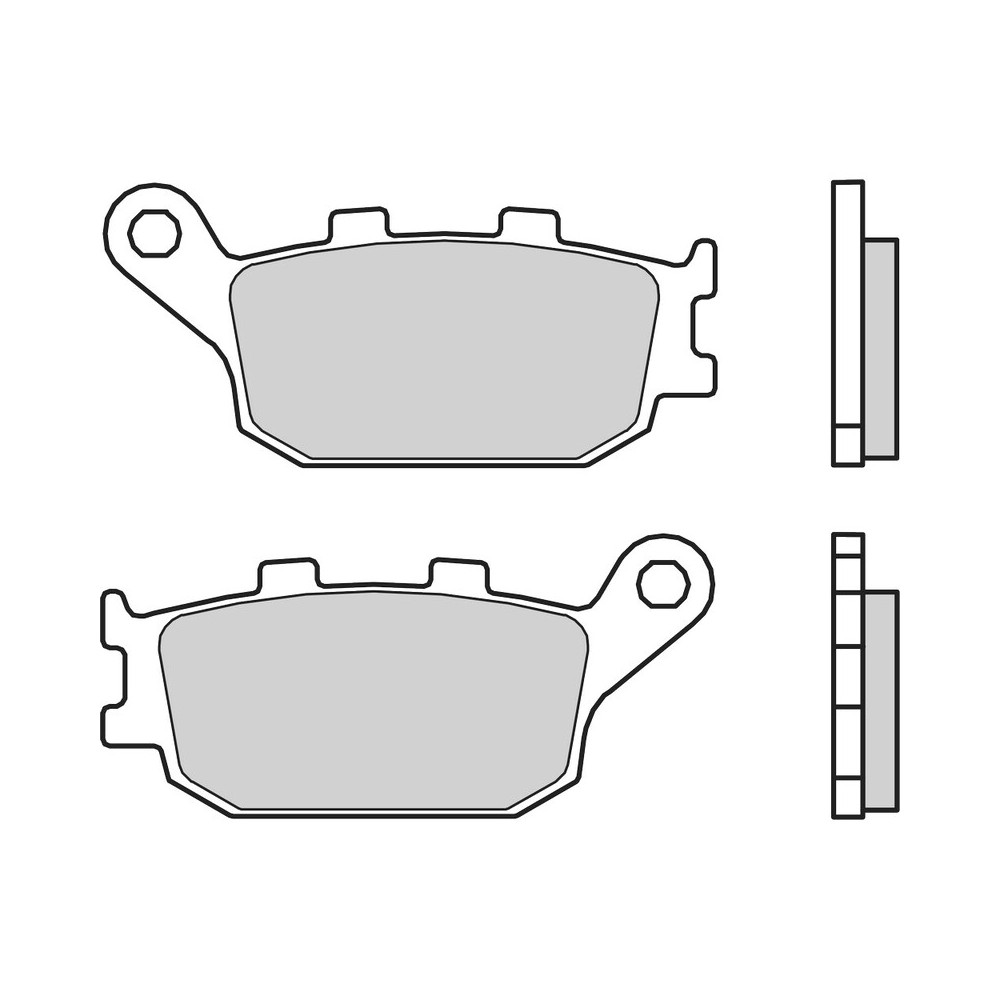 Plaquettes de frein BREMBO route carbone céramique - 07HO3607