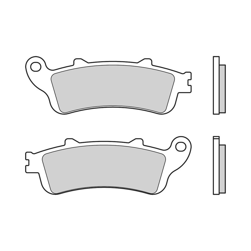 Plaquettes de frein BREMBO route carbone céramique - 07HO4308