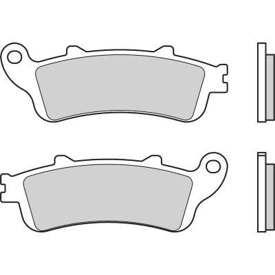 Plaquettes de frein BREMBO route carbone céramique - 07HO4308