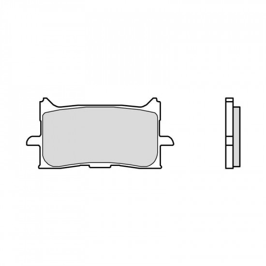 Plaquettes de frein BREMBO route métal fritté - 07HO62LA