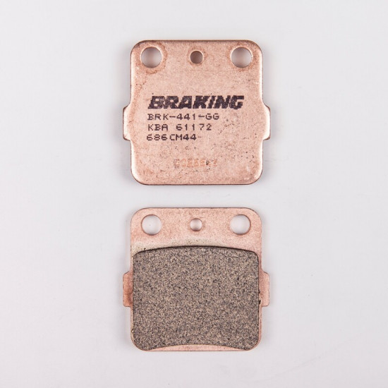 Plaquettes de frein BRAKING Off-Road/Quad métal fritté - 686CM44