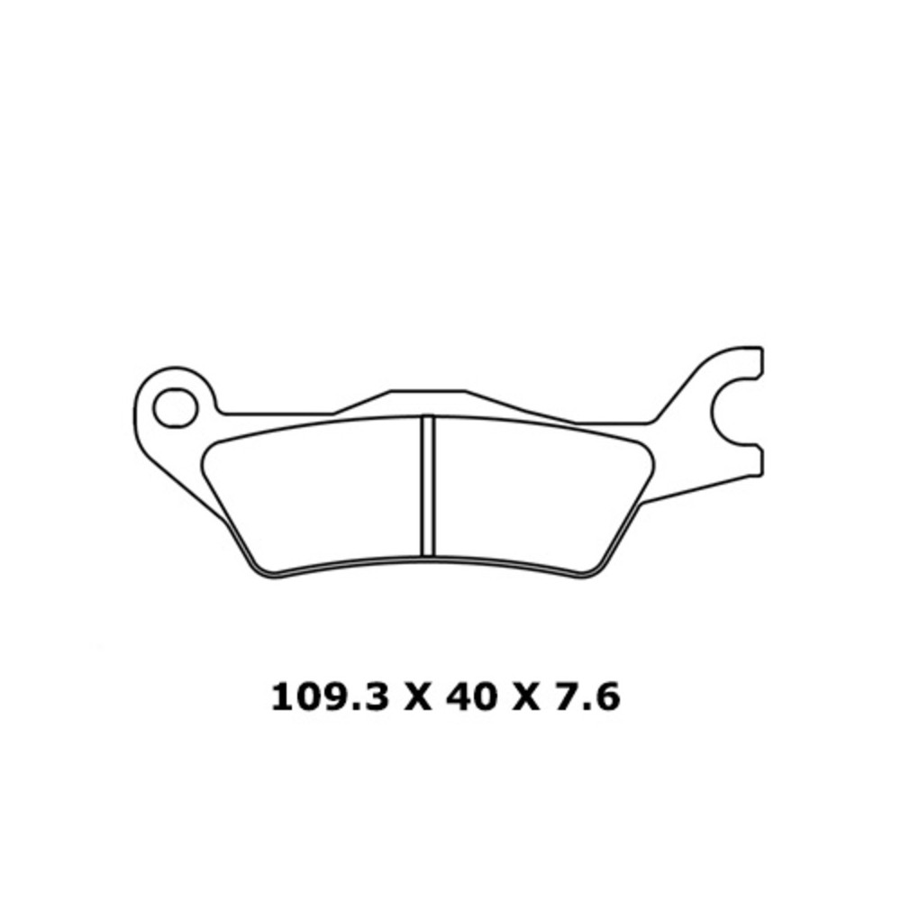 Plaquettes de frein CL BRAKES route métal fritté - 1258XBK5