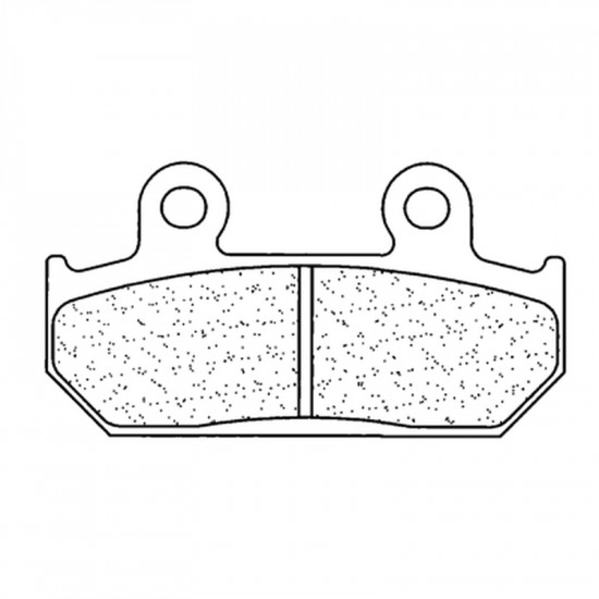 Plaquettes de frein CL BRAKES Racing métal fritté - 2252C60