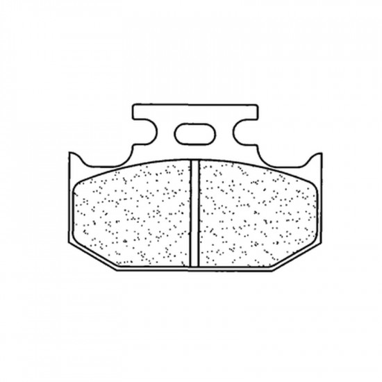 Plaquettes de frein CL BRAKES Quad métal fritté - 1235ATV1