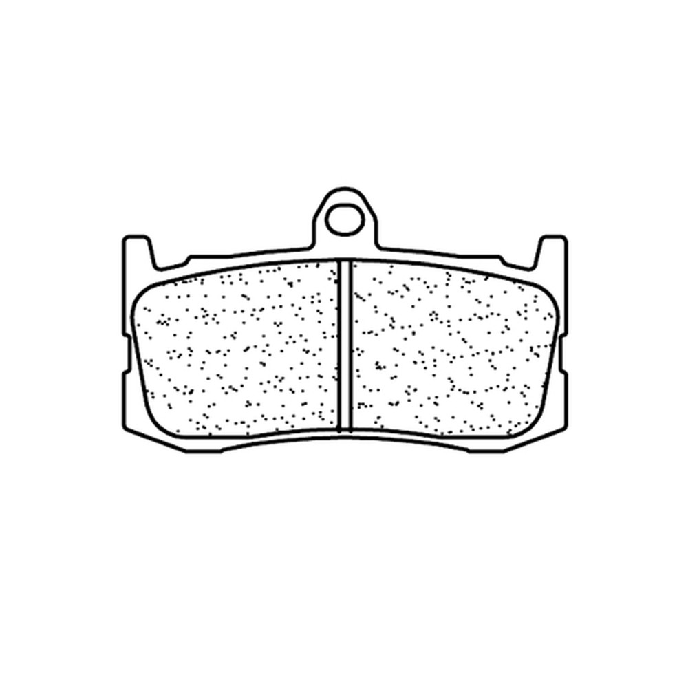 Plaquettes de frein CL BRAKES Racing métal fritté - 1209C60