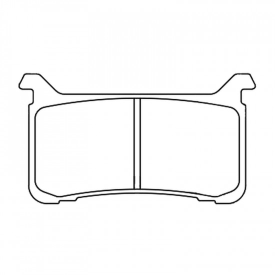 Plaquettes de frein CL BRAKES street métal fritté - 1252A3+