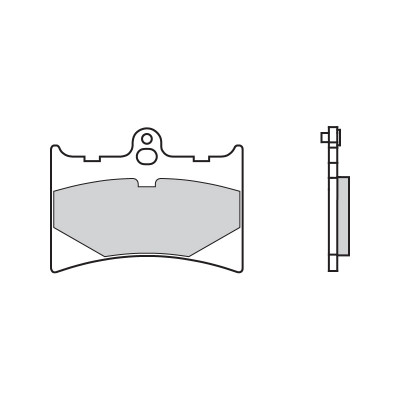 Plaquettes de frein BREMBO route/sport métal fritté - 07GR56SR