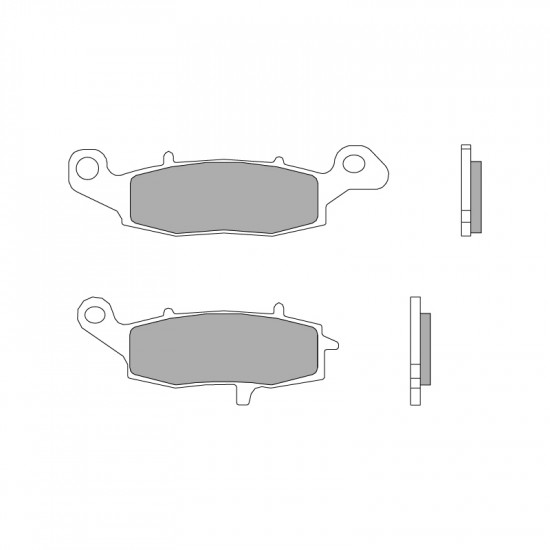 Plaquettes de frein BREMBO route/sport métal fritté - 07KA19SR