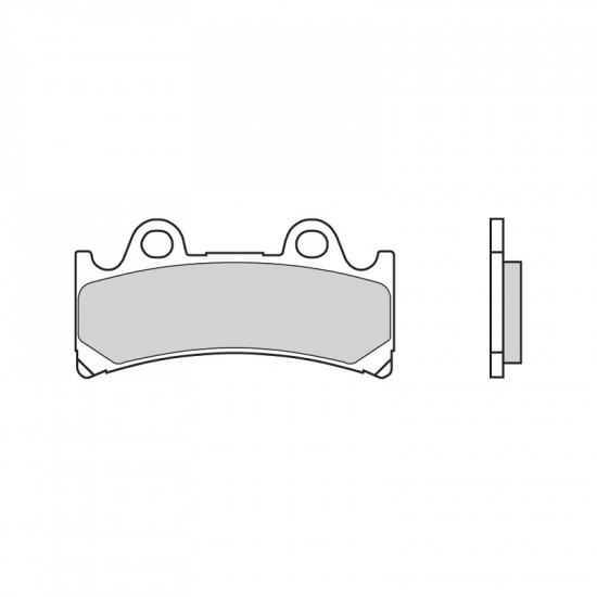 Plaquettes de frein BREMBO type 07YA32 SR métal fritté - sport