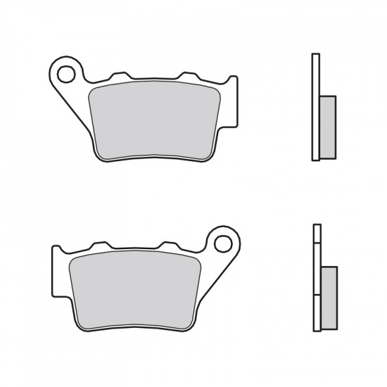 Plaquettes de frein BREMBO métal fritté - 07BB02SP