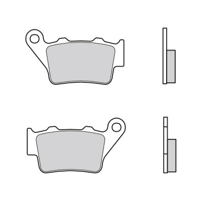 Plaquettes de frein BREMBO métal fritté - 07BB02SP