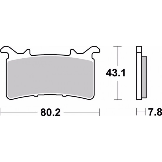 Plaquettes de frein BREMBO carbone céramique - 07GR99RC