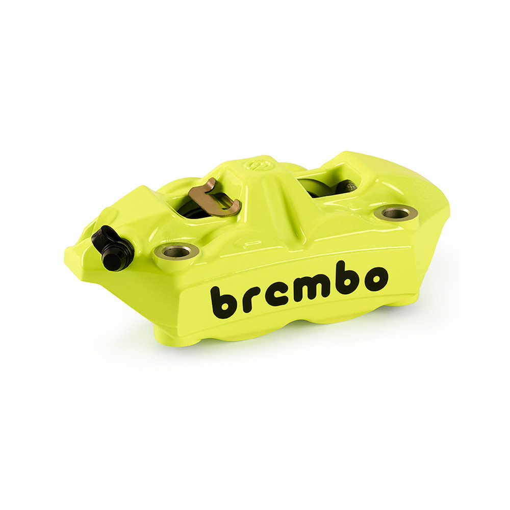 Étrier de frein avant droit BREMBO UPGRADE M4 ø34mm - rouge logo blanc