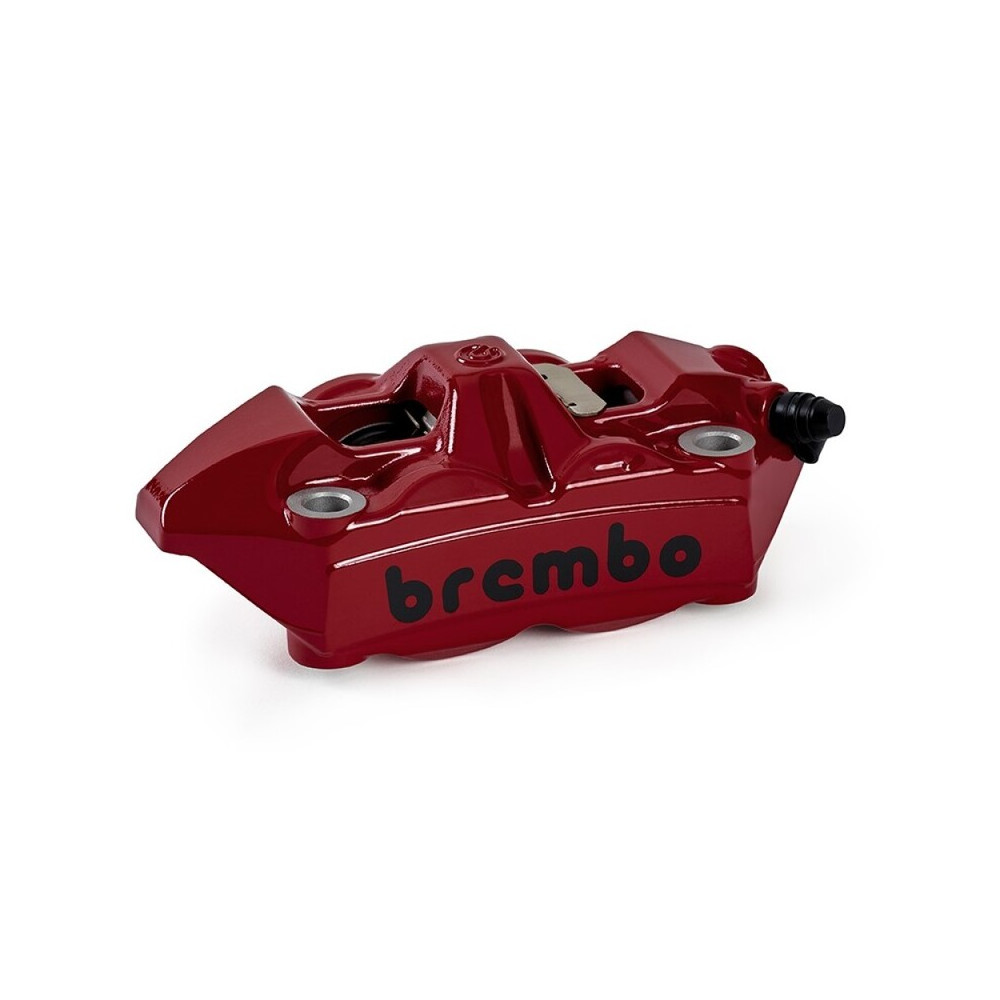 Étrier de frein avant gauche BREMBO UPGRADE M4 ø34mm - rouge logo noir