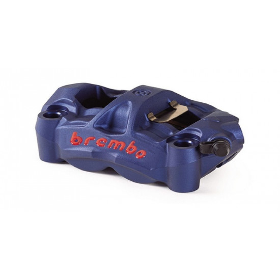 Étrier de frein avant droit BREMBO UPGRADE M50 ø34mm - bleu logo rouge