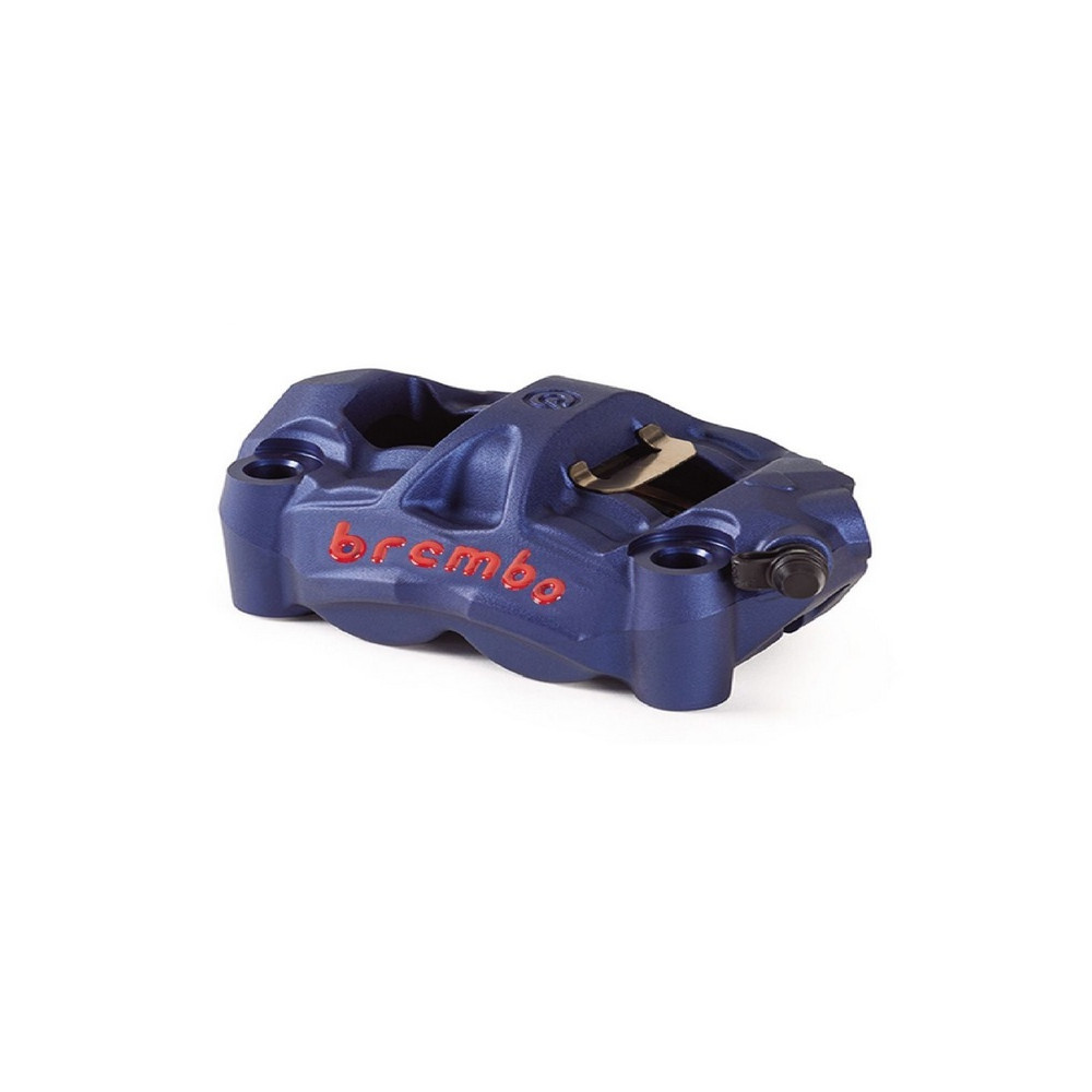 Étrier de frein avant droit BREMBO UPGRADE M50 ø34mm - bleu logo rouge