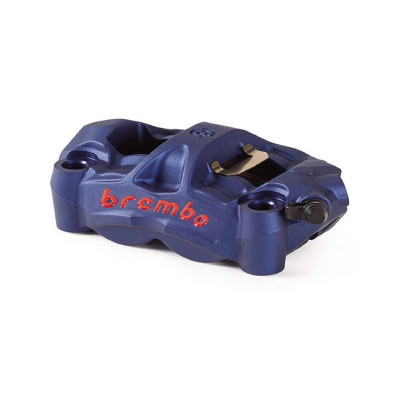 Étrier de frein avant droit BREMBO UPGRADE M50 ø34mm - bleu logo rouge