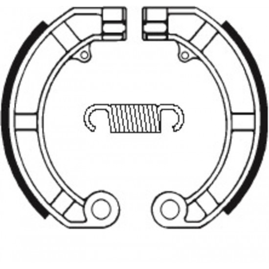 Mâchoires de frein TECNIUM Scooter organique - BA146
