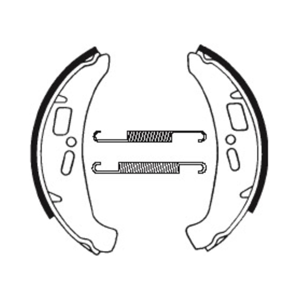 Mâchoires de frein TECNIUM Scooter organique - BA185