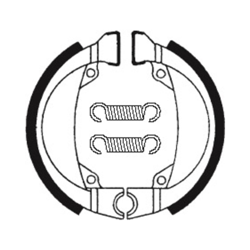 Mâchoires de frein TECNIUM Scooter organique - BA193