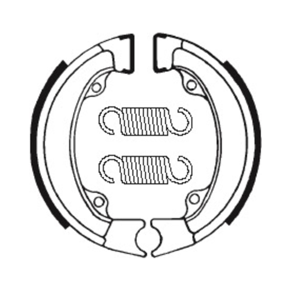 Mâchoires de frein TECNIUM Scooter/Street organique - BA011