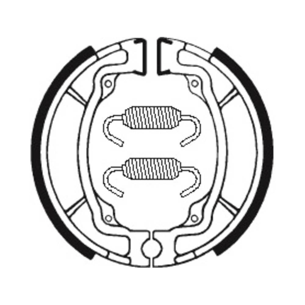 Mâchoires de frein TECNIUM Scooter/Street/Off-Road/Quad organique - BA015