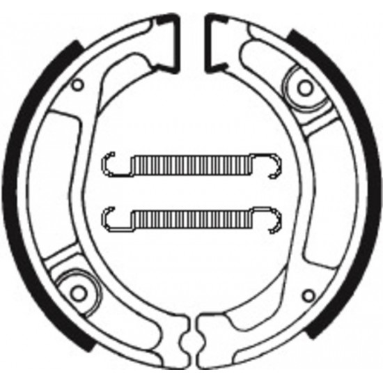 Mâchoires de frein TECNIUM Street organique - BA029