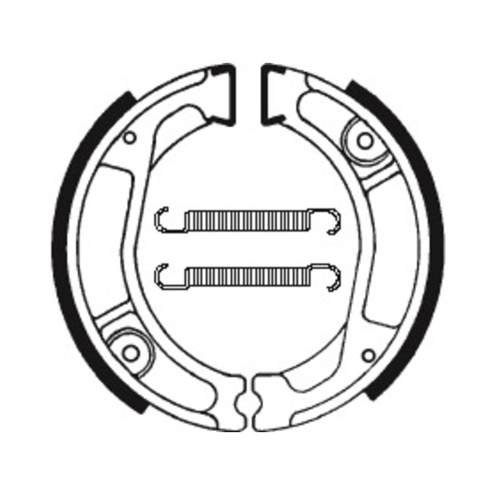 Mâchoires de frein TECNIUM Street organique - BA029