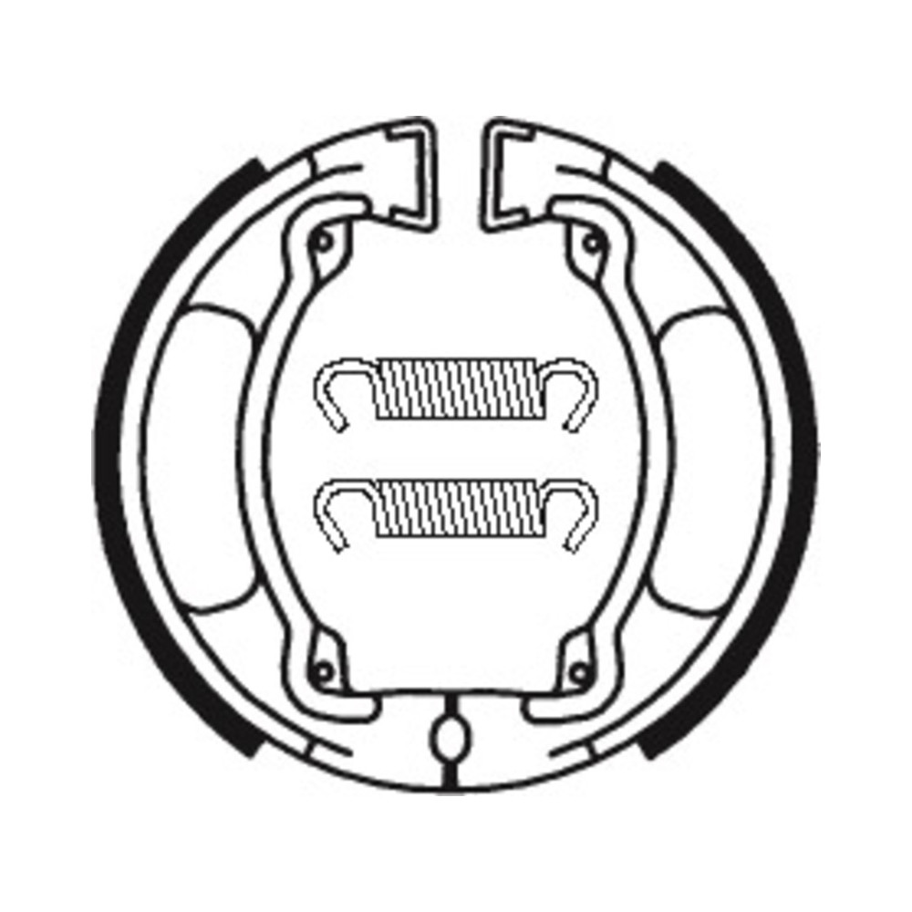 Mâchoires de frein TECNIUM Scooter/Street/Off-Road organique - BA032