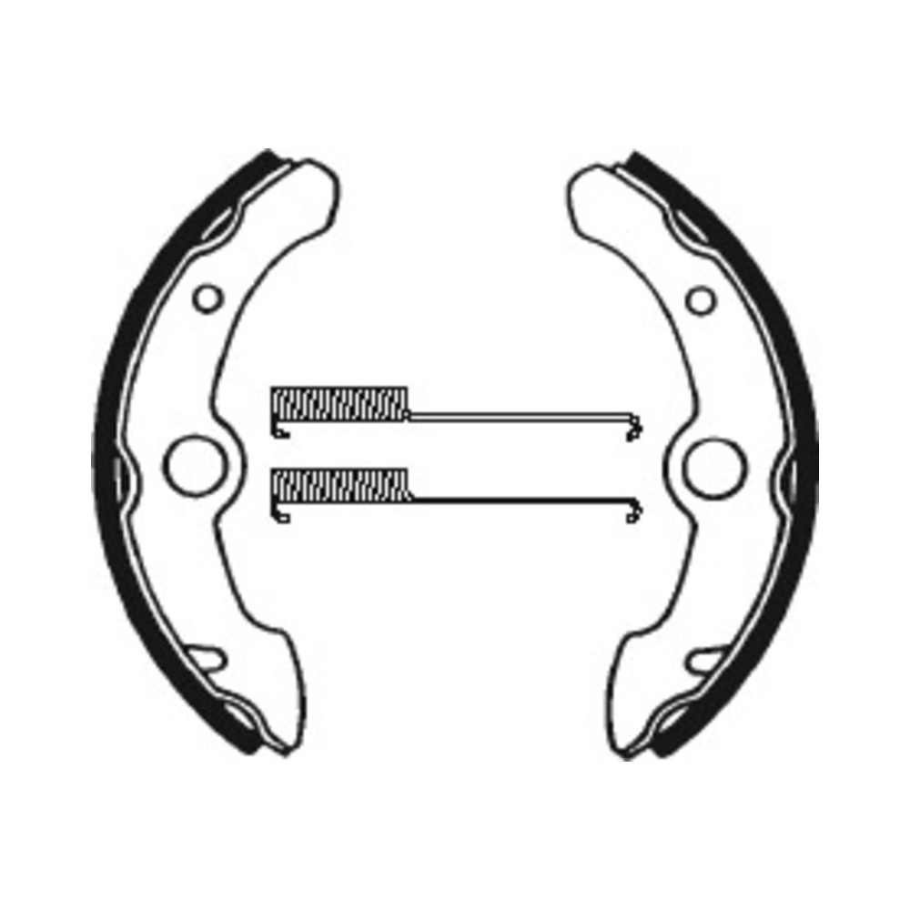 Mâchoires de frein TECNIUM Quad organique - BA114