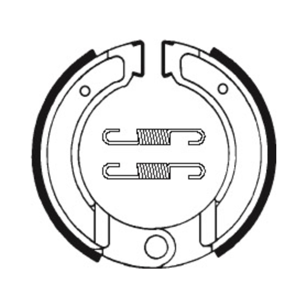 Mâchoires de frein TECNIUM Scooter/Street/Off-Road organique - BA120