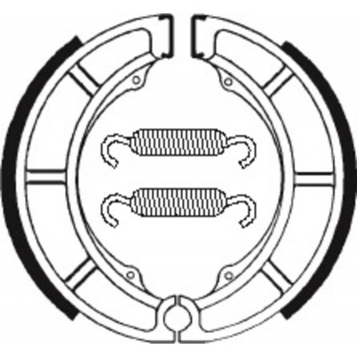 Mâchoires de frein TECNIUM Street/Quad organique - BA052
