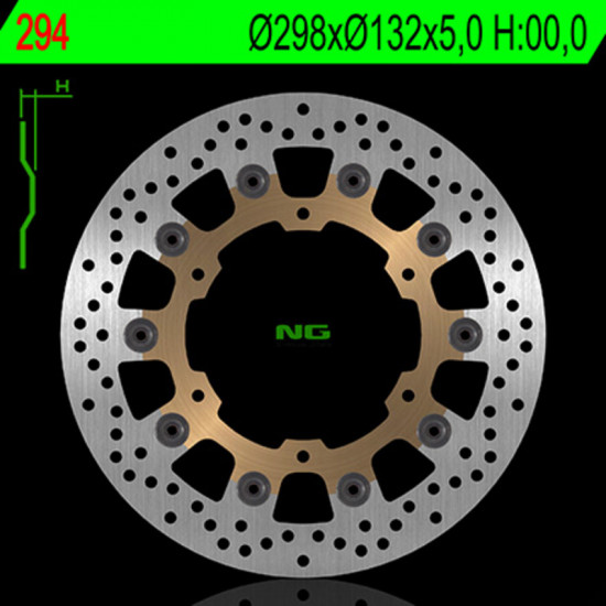 Disque de frein NG BRAKES flottant - 294