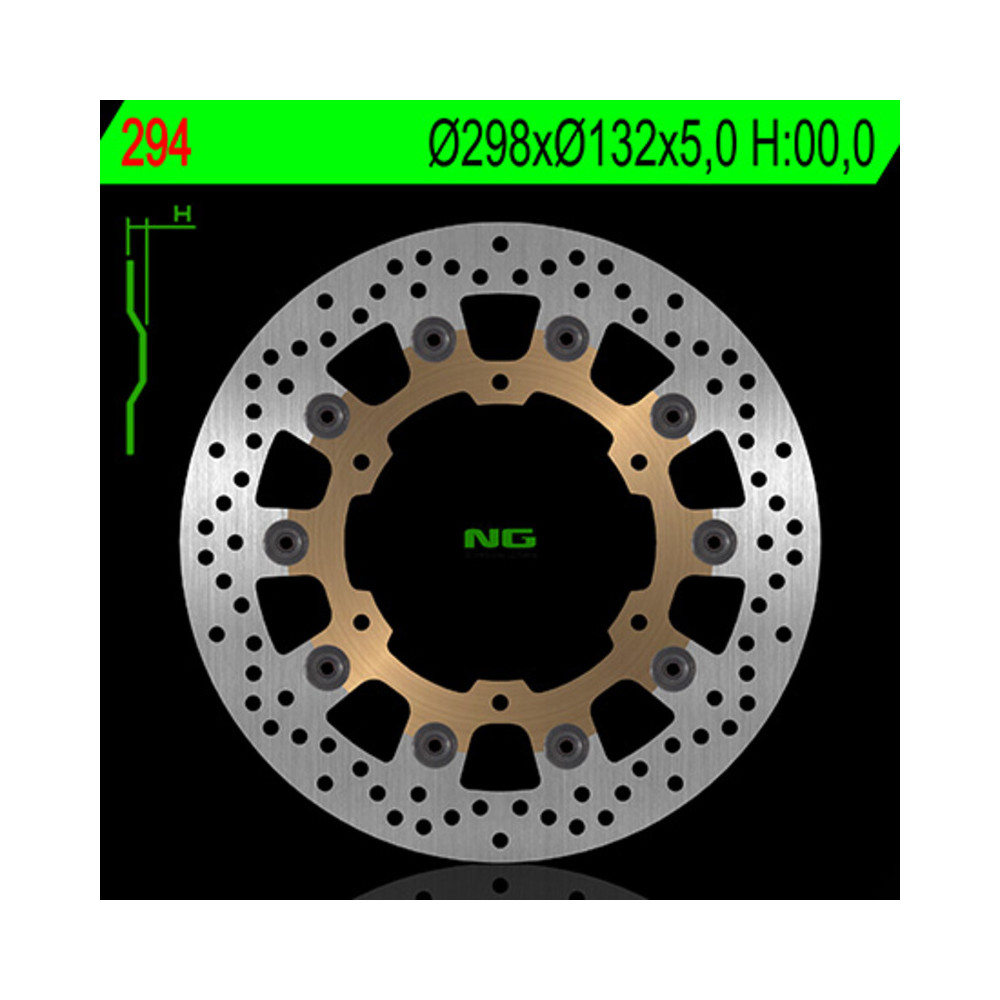 Disque de frein NG BRAKES flottant - 294