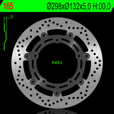 Disque de frein NG BRAKES flottant - 165