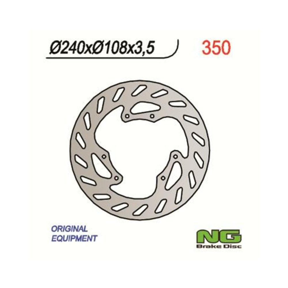 Disque de frein NG BRAKES fixe - 350