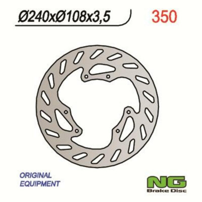 Disque de frein NG BRAKES fixe - 350