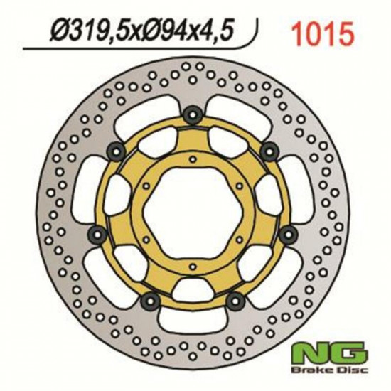 Disque de frein NG BRAKES flottant - 1015