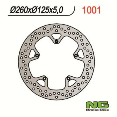 Disque de frein NG BRAKES fixe - 1001