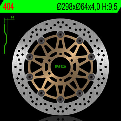 Disque de frein NG BRAKES flottant - 404