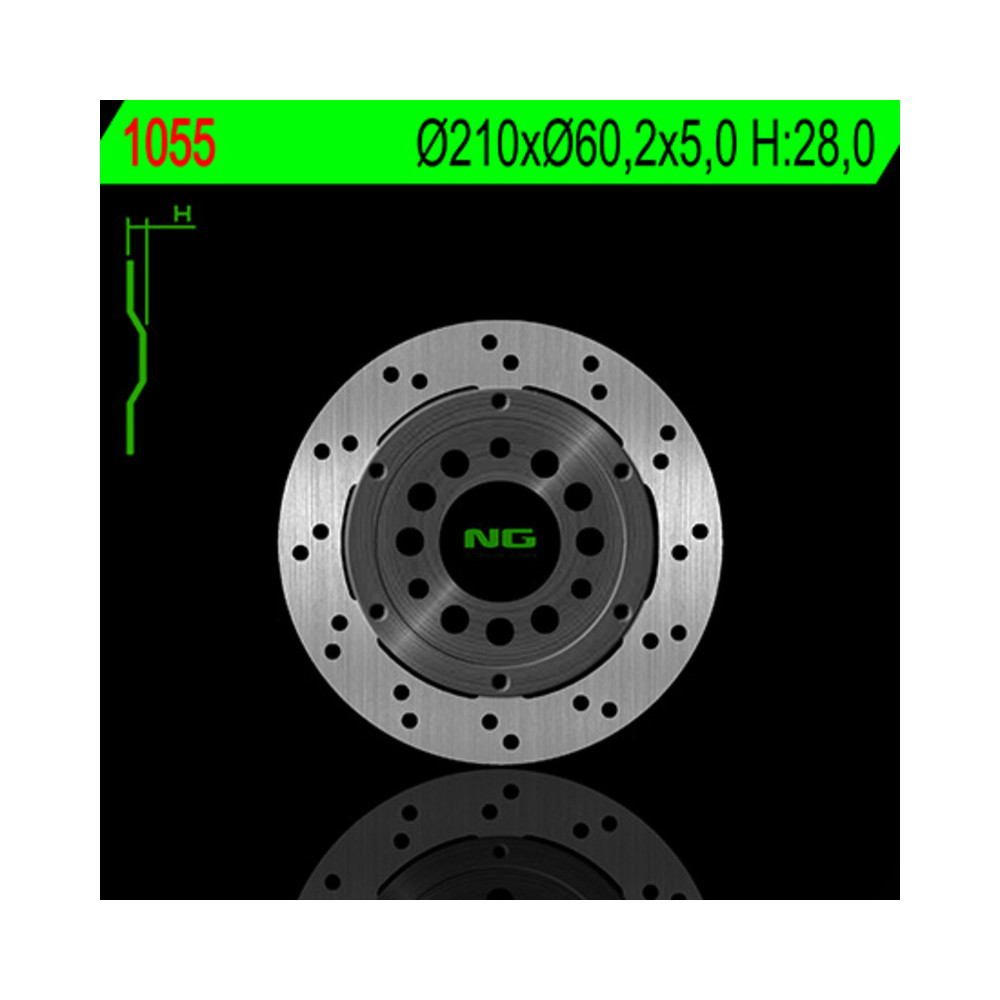 Disque de frein NG BRAKES flottant - 1055