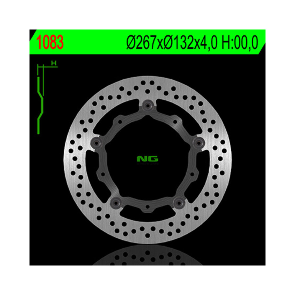 Disque de frein NG BRAKES flottant - 1083