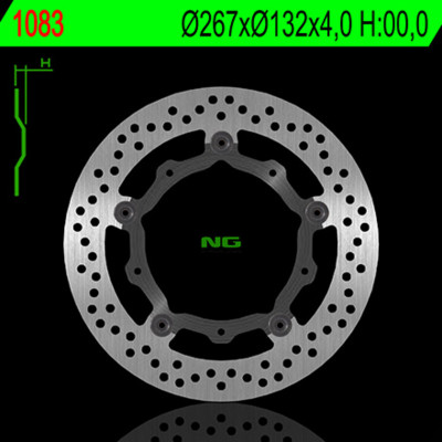 Disque de frein NG BRAKES flottant - 1083