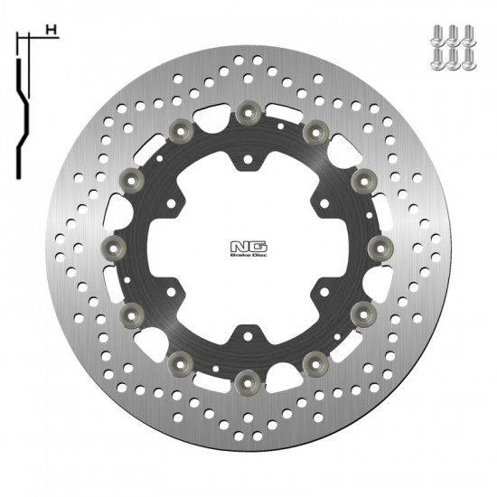 Disque de frein NG BRAKES Flottant - 1137G