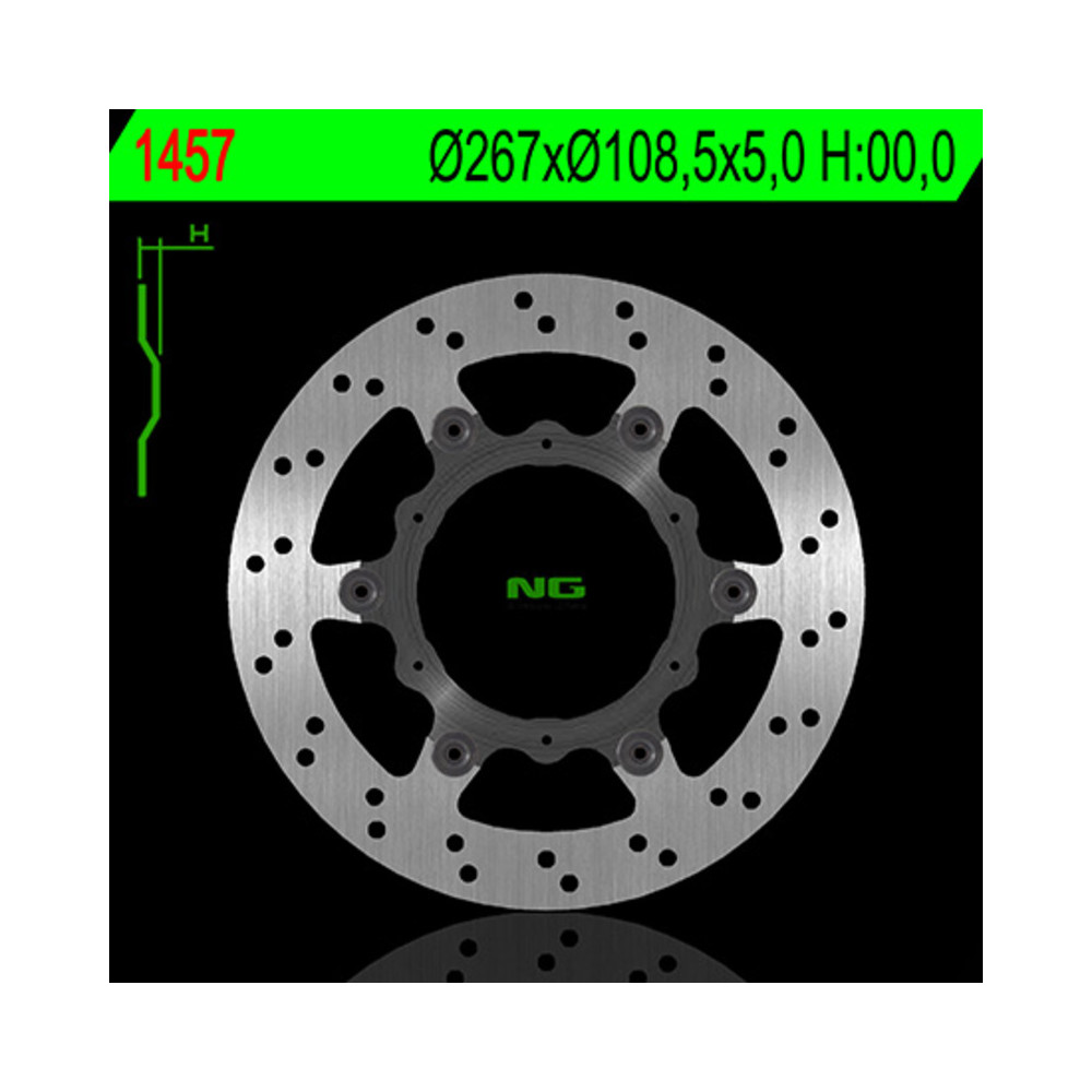 Disque de frein NG BRAKES Flottant - 1457