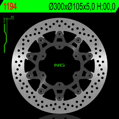 Disque de frein NG BRAKES flottant - 1194