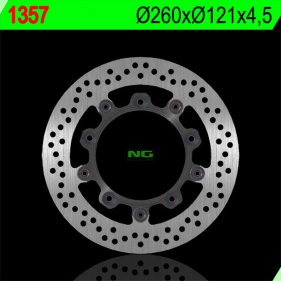 Disque de frein NG BRAKES flottant - 1357